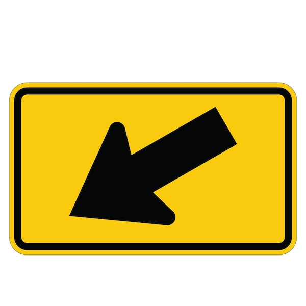 Sign Solutions Usa 18 in Height, 30 in Width, Aluminum, Horizontal Rectangle DUS08HYE3018W16-7pL - main